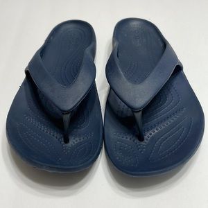 Women’s Navy Blue Thong Crocs